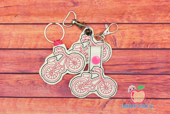 Bicycle Lineart ITH Keyfob Review for Boutique Apparel
