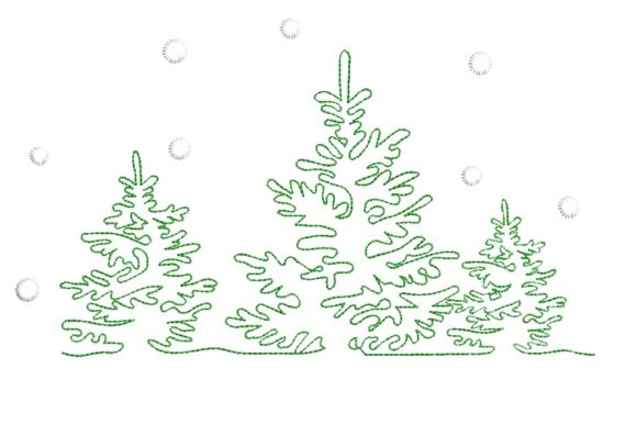 Christmas Trees in the Winter Forest Review