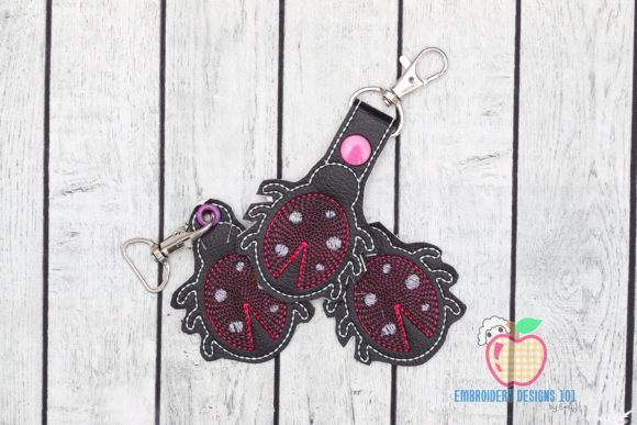 Review: A Cute Ladybug in the Hoop Keyfob for Etsy Shops