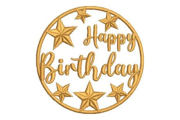 Review: Happy Birthday Round Cake Topper for Apparel