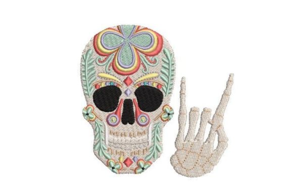 Sugar Skull with Hand Hornes: A Designer's Review